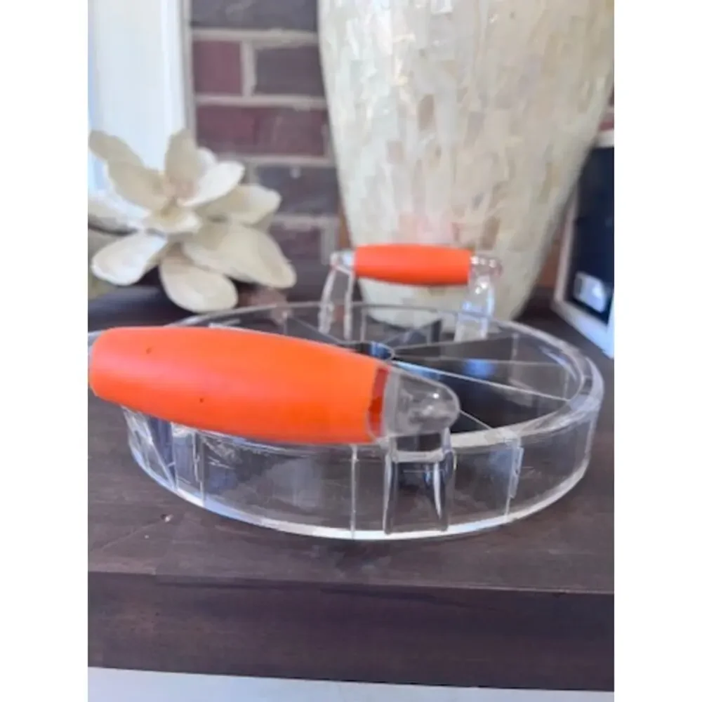 Modern Home Watermelon Melon Slicer Cutter‎ Corer 12-Slice Dual Handles